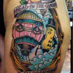 фото тату воздушный шар 22.12.2018 №417 - photo tattoo balloon - tattoo-photo.ru