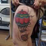 фото тату воздушный шар 22.12.2018 №419 - photo tattoo balloon - tattoo-photo.ru