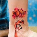 фото тату воздушный шар 22.12.2018 №427 - photo tattoo balloon - tattoo-photo.ru