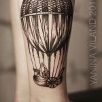 фото тату воздушный шар 22.12.2018 №428 - photo tattoo balloon - tattoo-photo.ru