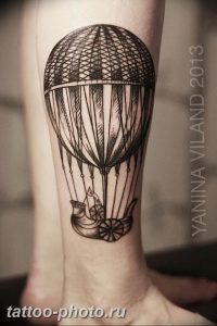 фото тату воздушный шар 22.12.2018 №428 - photo tattoo balloon - tattoo-photo.ru