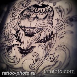 фото тату воздушный шар 22.12.2018 №432 - photo tattoo balloon - tattoo-photo.ru
