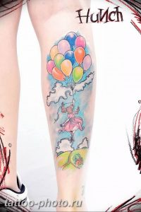 фото тату воздушный шар 22.12.2018 №433 - photo tattoo balloon - tattoo-photo.ru