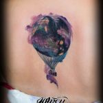фото тату воздушный шар 22.12.2018 №442 - photo tattoo balloon - tattoo-photo.ru