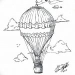 фото тату воздушный шар 22.12.2018 №452 - photo tattoo balloon - tattoo-photo.ru