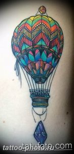 фото тату воздушный шар 22.12.2018 №454 - photo tattoo balloon - tattoo-photo.ru