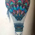 фото тату воздушный шар 22.12.2018 №454 - photo tattoo balloon - tattoo-photo.ru