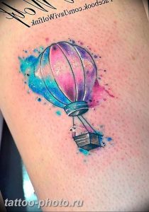фото тату воздушный шар 22.12.2018 №455 - photo tattoo balloon - tattoo-photo.ru