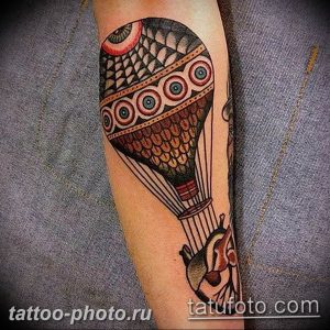 фото тату воздушный шар 22.12.2018 №462 - photo tattoo balloon - tattoo-photo.ru