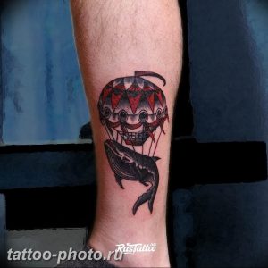 фото тату воздушный шар 22.12.2018 №464 - photo tattoo balloon - tattoo-photo.ru
