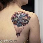 фото тату воздушный шар 22.12.2018 №468 - photo tattoo balloon - tattoo-photo.ru