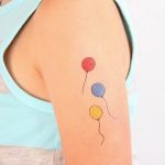 фото тату воздушный шар 22.12.2018 №469 - photo tattoo balloon - tattoo-photo.ru