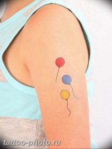 фото тату воздушный шар 22.12.2018 №469 - photo tattoo balloon - tattoo-photo.ru