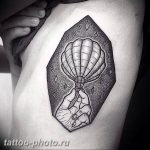фото тату воздушный шар 22.12.2018 №483 - photo tattoo balloon - tattoo-photo.ru