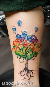 фото тату воздушный шар 22.12.2018 №490 - photo tattoo balloon - tattoo-photo.ru