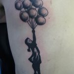 фото тату воздушный шар 22.12.2018 №500 - photo tattoo balloon - tattoo-photo.ru