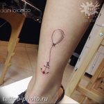 фото тату воздушный шар 22.12.2018 №502 - photo tattoo balloon - tattoo-photo.ru