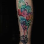 фото тату воздушный шар 22.12.2018 №504 - photo tattoo balloon - tattoo-photo.ru