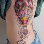 фото тату воздушный шар 22.12.2018 №509 - photo tattoo balloon - tattoo-photo.ru