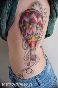 фото тату воздушный шар 22.12.2018 №509 - photo tattoo balloon - tattoo-photo.ru