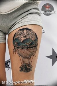 фото тату воздушный шар 22.12.2018 №512 - photo tattoo balloon - tattoo-photo.ru