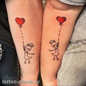 фото тату воздушный шар 22.12.2018 №514 - photo tattoo balloon - tattoo-photo.ru