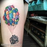 фото тату воздушный шар 22.12.2018 №516 - photo tattoo balloon - tattoo-photo.ru