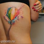 фото тату воздушный шар 22.12.2018 №529 - photo tattoo balloon - tattoo-photo.ru