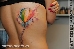 фото тату воздушный шар 22.12.2018 №529 - photo tattoo balloon - tattoo-photo.ru