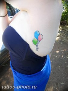 фото тату воздушный шар 22.12.2018 №541 - photo tattoo balloon - tattoo-photo.ru
