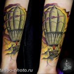 фото тату воздушный шар 22.12.2018 №545 - photo tattoo balloon - tattoo-photo.ru