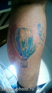 фото тату воздушный шар 22.12.2018 №551 - photo tattoo balloon - tattoo-photo.ru