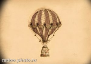 фото тату воздушный шар 22.12.2018 №567 - photo tattoo balloon - tattoo-photo.ru