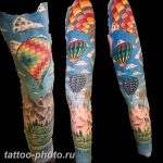 фото тату воздушный шар 22.12.2018 №568 - photo tattoo balloon - tattoo-photo.ru