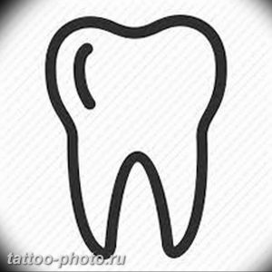 фото тату зуб 23.12.2018 №005 - photo tattoo tooth - tattoo-photo.ru