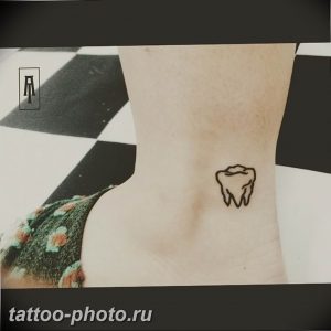 фото тату зуб 23.12.2018 №028 - photo tattoo tooth - tattoo-photo.ru