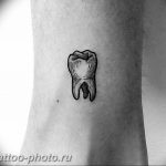 фото тату зуб 23.12.2018 №043 - photo tattoo tooth - tattoo-photo.ru