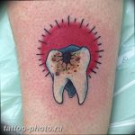 фото тату зуб 23.12.2018 №089 - photo tattoo tooth - tattoo-photo.ru