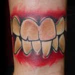 фото тату зуб 23.12.2018 №090 - photo tattoo tooth - tattoo-photo.ru