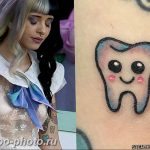 фото тату зуб 23.12.2018 №092 - photo tattoo tooth - tattoo-photo.ru