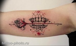 фото тату зуб 23.12.2018 №100 - photo tattoo tooth - tattoo-photo.ru