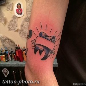 фото тату зуб 23.12.2018 №102 - photo tattoo tooth - tattoo-photo.ru