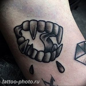фото тату зуб 23.12.2018 №115 - photo tattoo tooth - tattoo-photo.ru