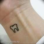 фото тату зуб 23.12.2018 №122 - photo tattoo tooth - tattoo-photo.ru