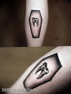 фото тату зуб 23.12.2018 №131 - photo tattoo tooth - tattoo-photo.ru
