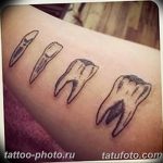 фото тату зуб 23.12.2018 №135 - photo tattoo tooth - tattoo-photo.ru