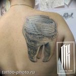 фото тату зуб 23.12.2018 №138 - photo tattoo tooth - tattoo-photo.ru