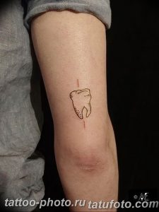 фото тату зуб 23.12.2018 №144 - photo tattoo tooth - tattoo-photo.ru