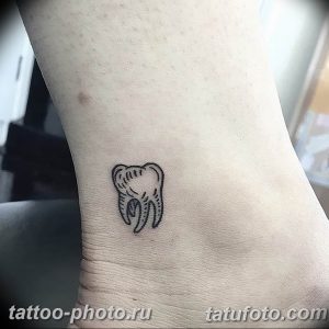 фото тату зуб 23.12.2018 №148 - photo tattoo tooth - tattoo-photo.ru