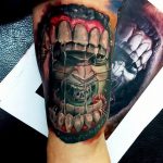 фото тату зуб 23.12.2018 №151 - photo tattoo tooth - tattoo-photo.ru